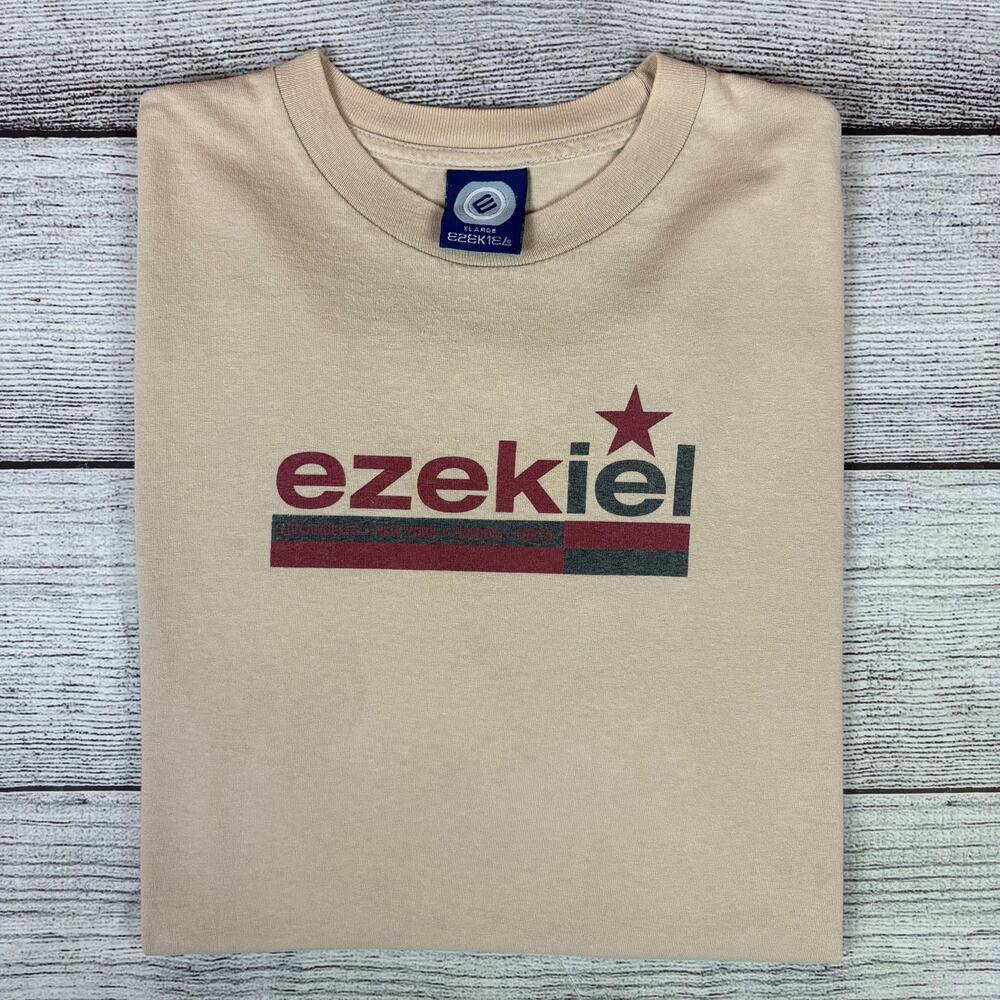 Vintage 1990s Ezekiel Made in USA Skateboarding T-shirt